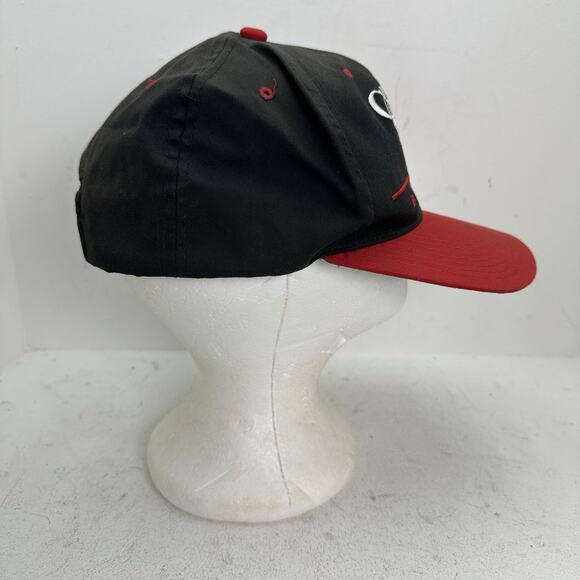 VTG Chicago Bulls NBA Twins Enterprise Snapback Hat Cap Split Bar Two-Tone 90s - Picture 5 of 8